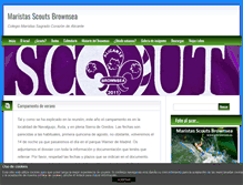 Tablet Screenshot of gsbrownsea.es